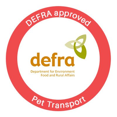 Leading DEFRA approved pet transport company